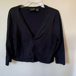 Tailor B. Moss Classic Black Knit Shrug